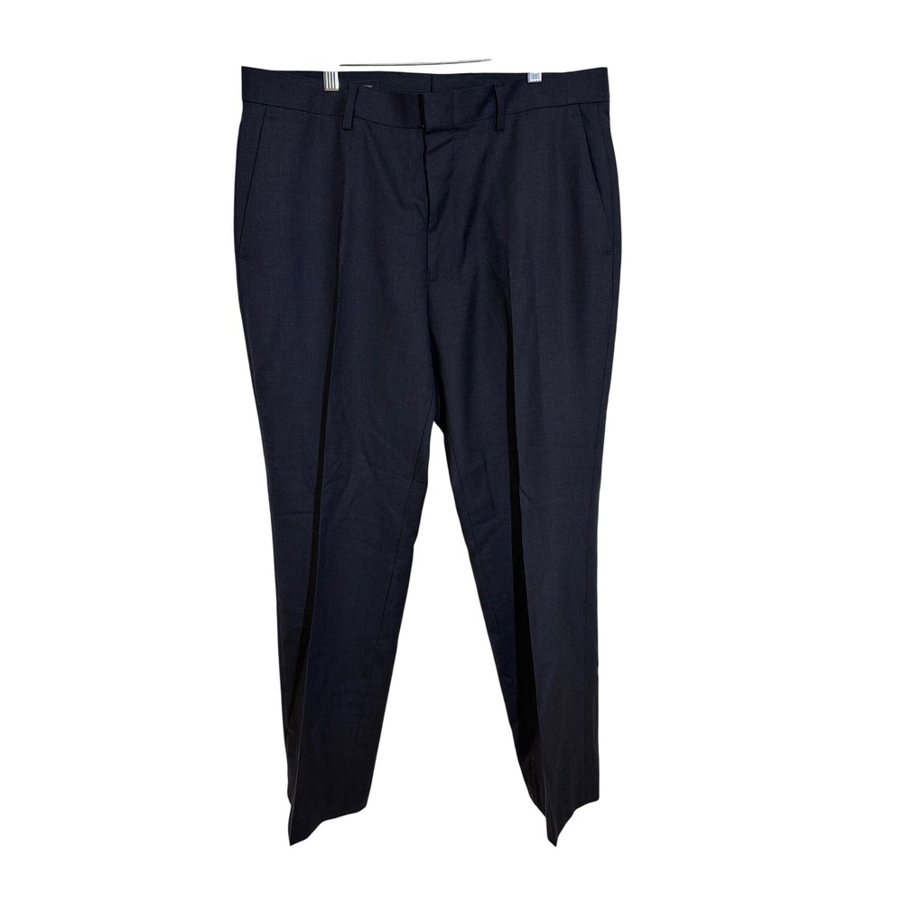 J.Crew Thompson Classic Mens Navy Blue Dress Pants Trousers 32x30 Flat Front